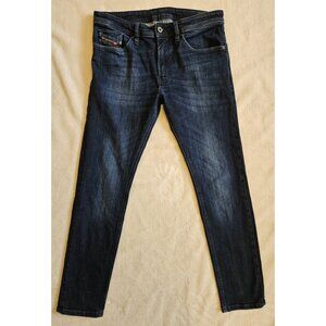 Diesel Jeans Men 32x32 Vintage Blue Thommer Slim Stretch Dark Wash RM035